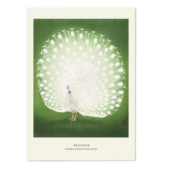 Peacock Ohara Koson Text Version