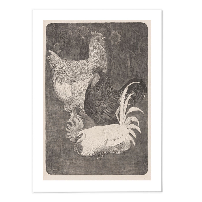 Three Roosters