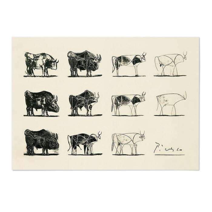 Cow Studies Picasso