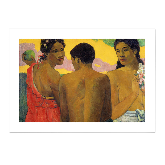 Three Tahitians Paul Gauguin
