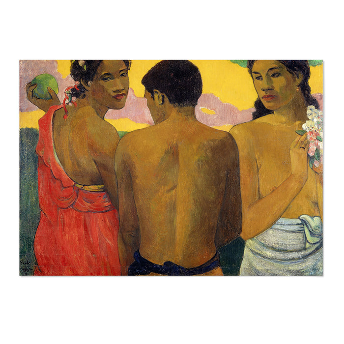 Three Tahitians Paul Gauguin