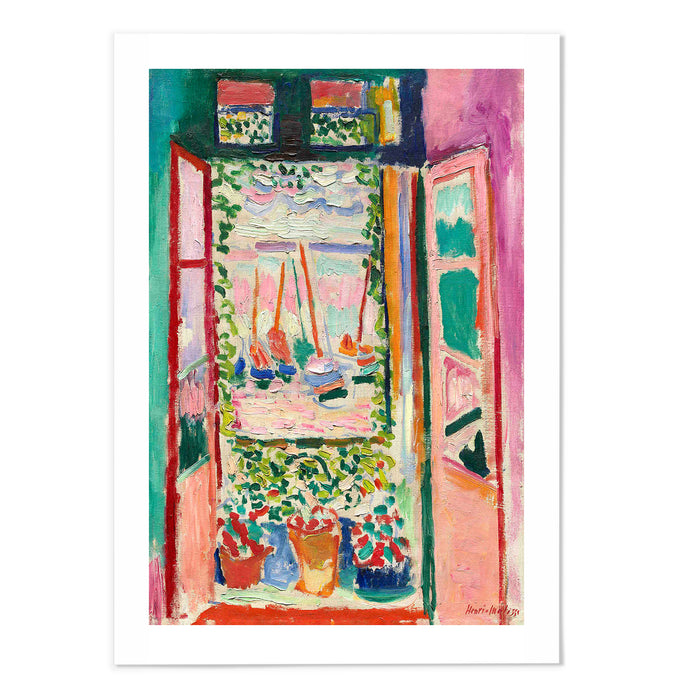 Matisse The Open Window Art Print - MJ Design Studio