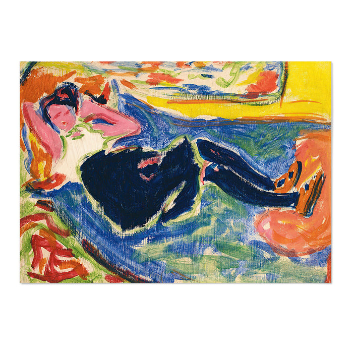 Woman With Black Stockings