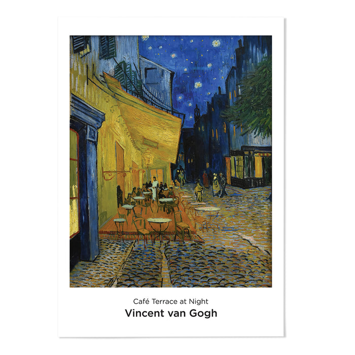 Café Terrace at Night Text Version