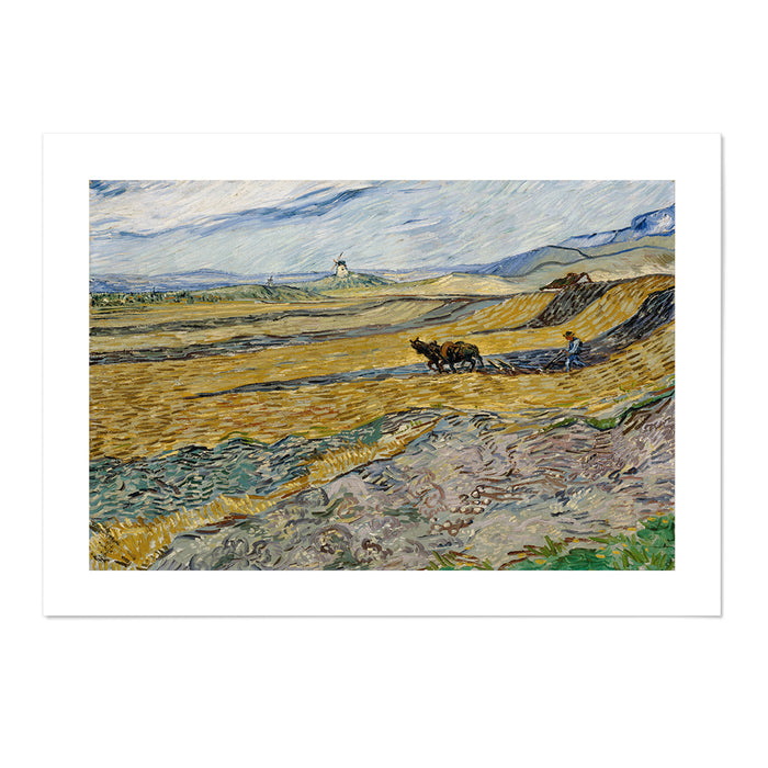 Enclosed Field with Ploughman