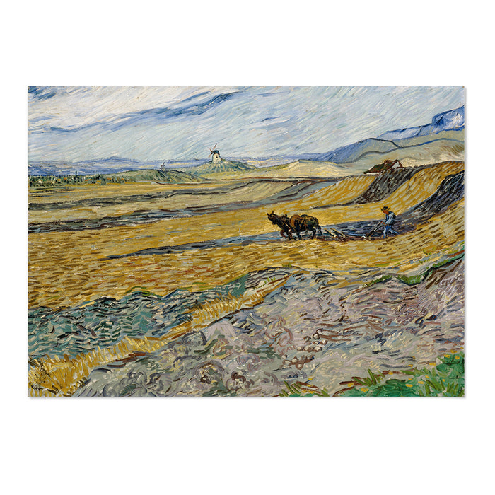 Enclosed Field with Ploughman