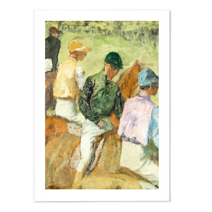 Four Jockeys Edgar Degas