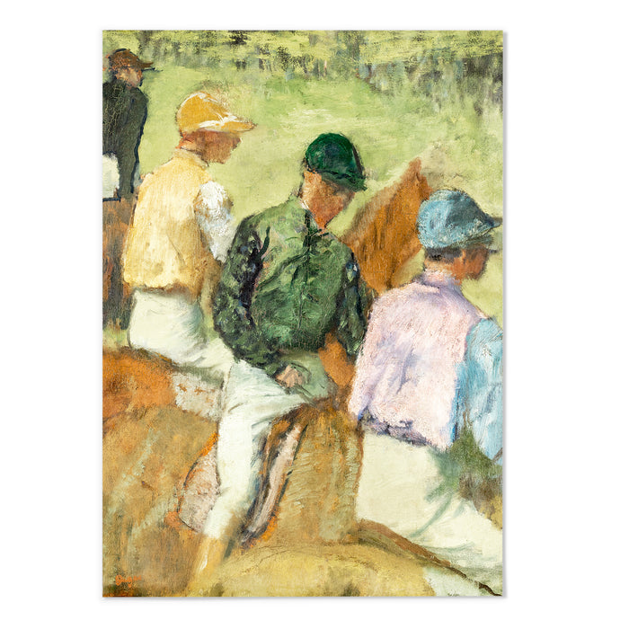 Four Jockeys Edgar Degas