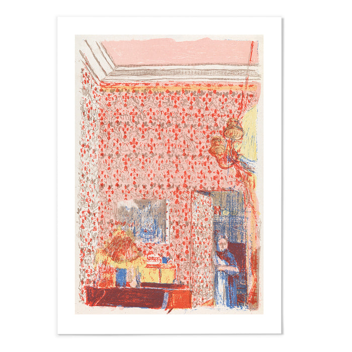 Interior with Pink Drapes I