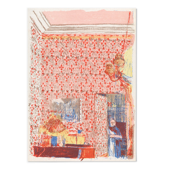 Interior with Pink Drapes I