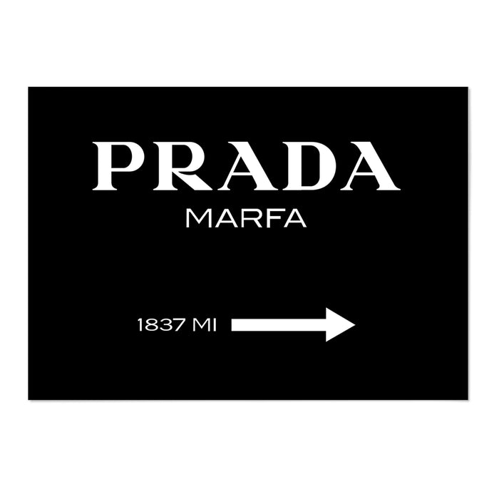 Prada Marfa 1837 Black Background