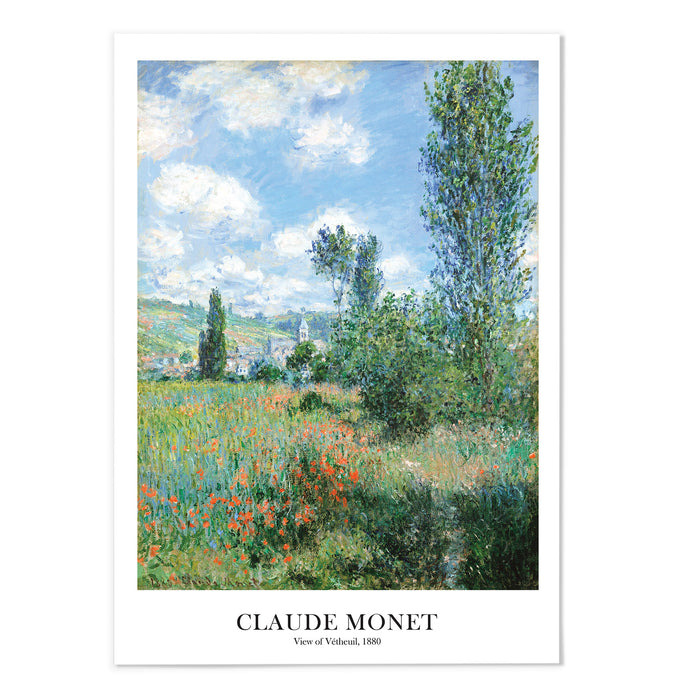 Monet View of Vétheuil 1880 Text Version