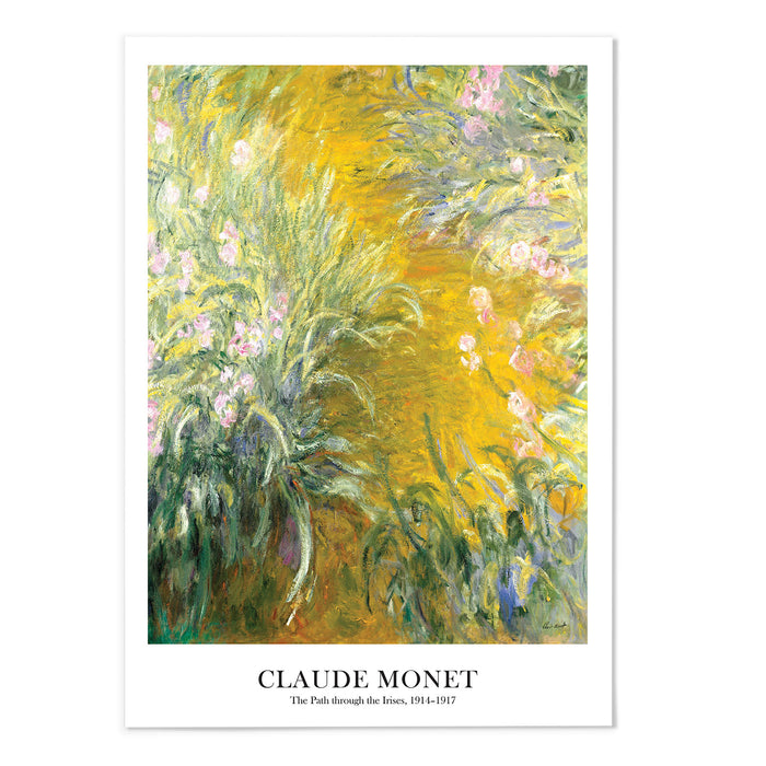 Monet The Path through the Irises Text Version