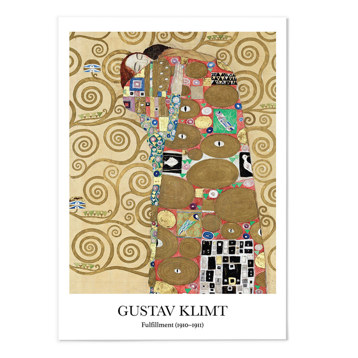 Fulfillment Gustav Klimt Text Version