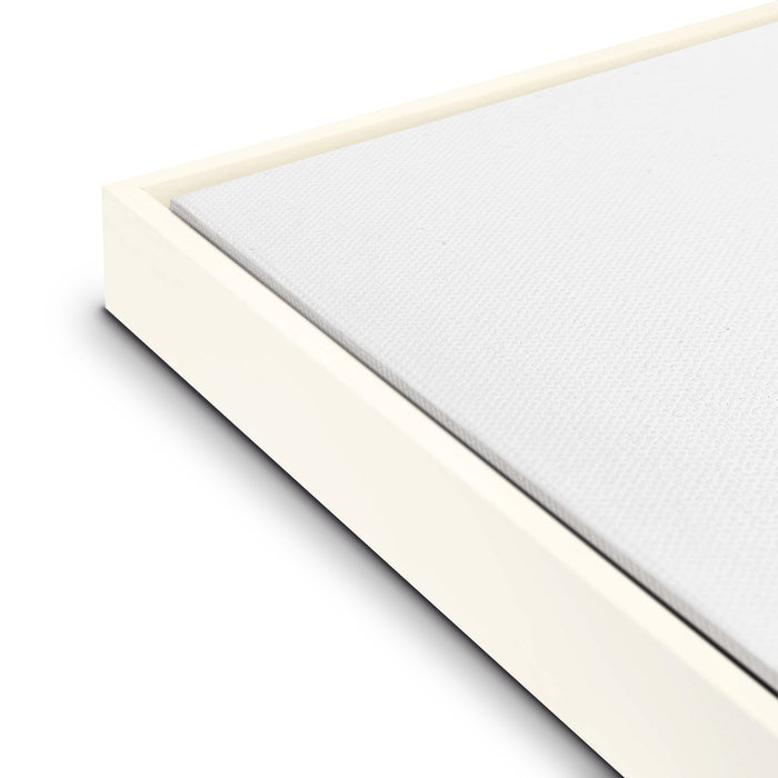 White Wood Canvas Floater Frame