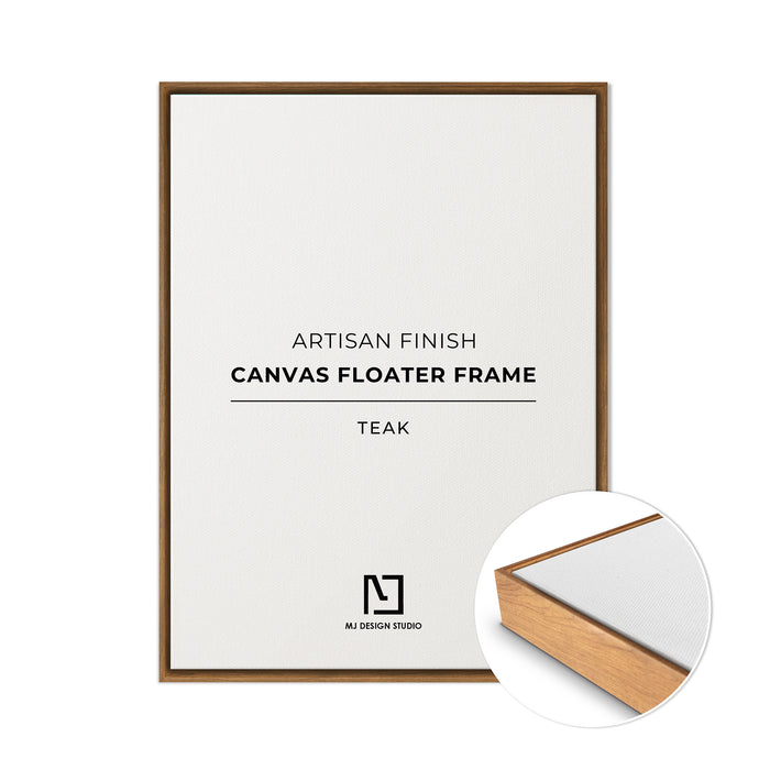 Teak Artisan Canvas Floater Frame