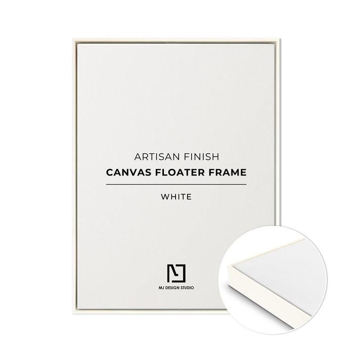 White Artisan Canvas Floater Frame