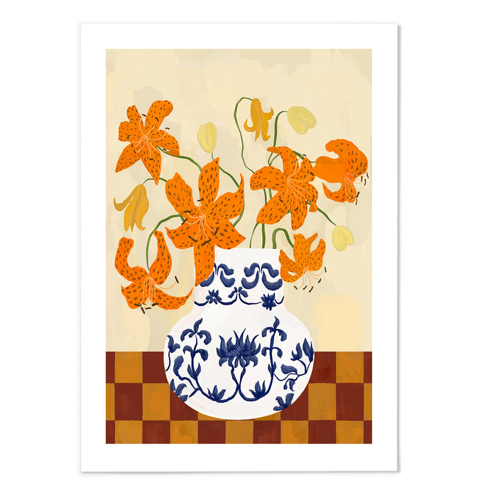 Tiger Lily & Porcelain Portrait