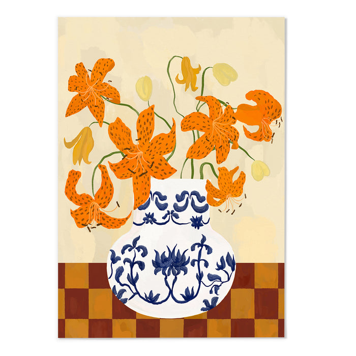 Tiger Lily & Porcelain Portrait