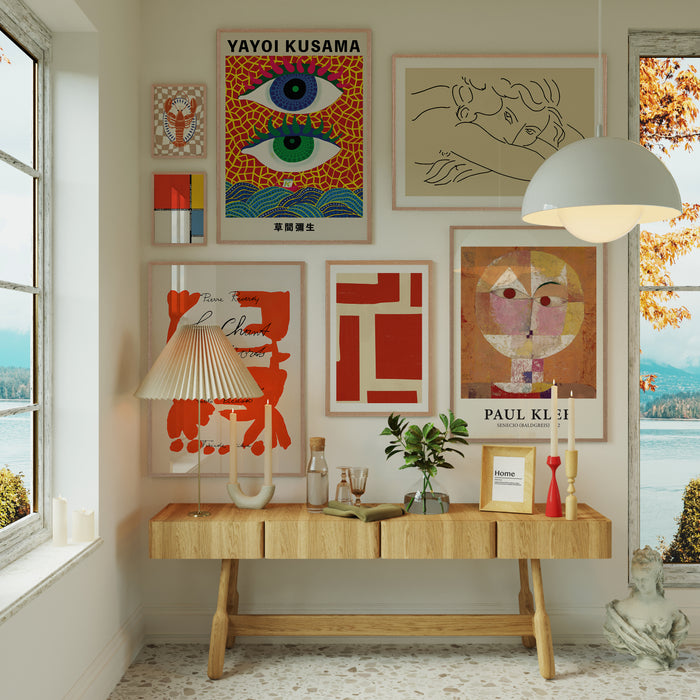 Eye Contact Gallery Wall