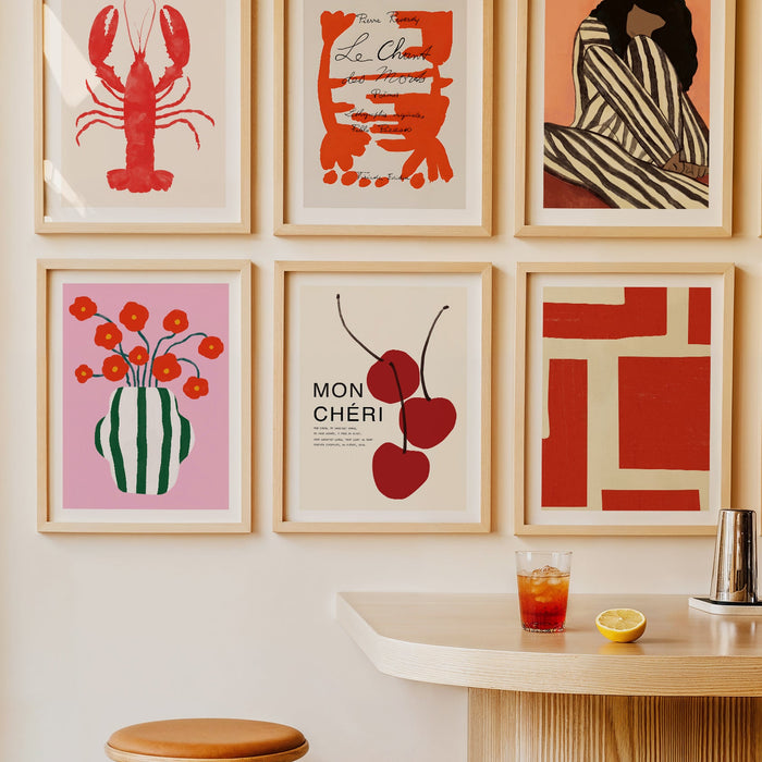 Warm Blush Gallery Wall