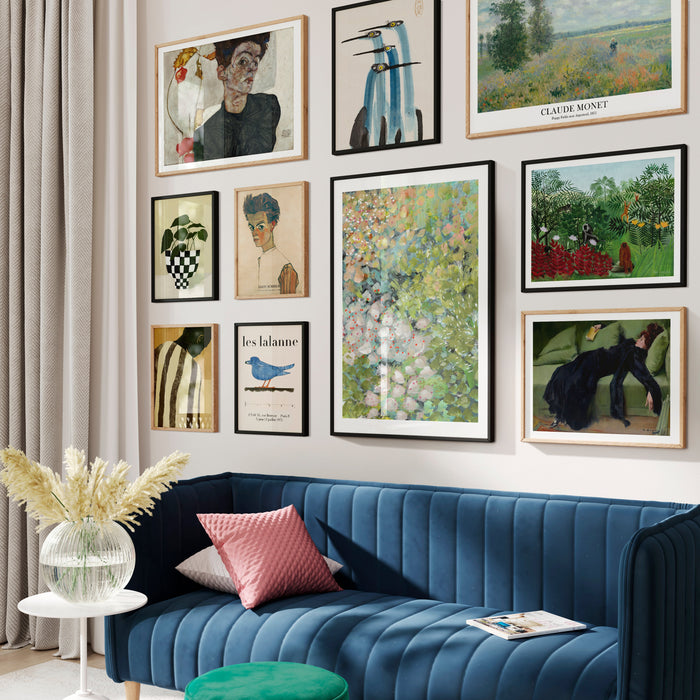 Colour Pop Gallery Wall