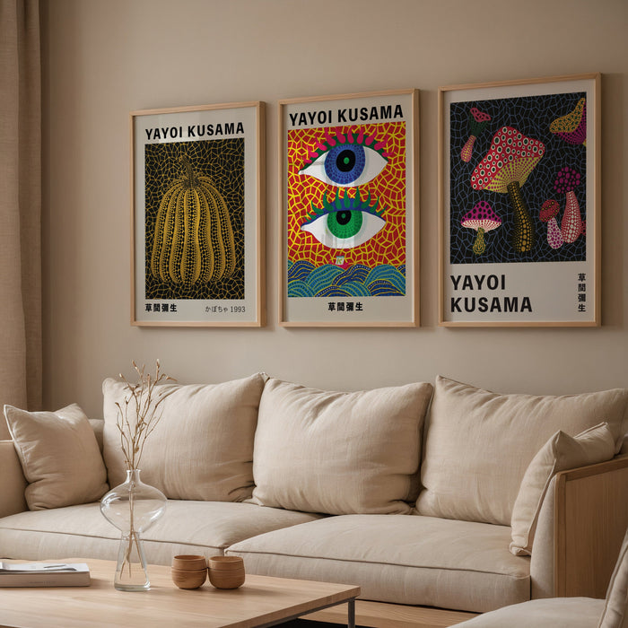 Yayoi Kusama Gallery Wall