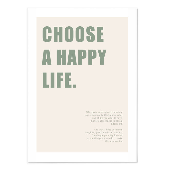 Choose A Happy Life