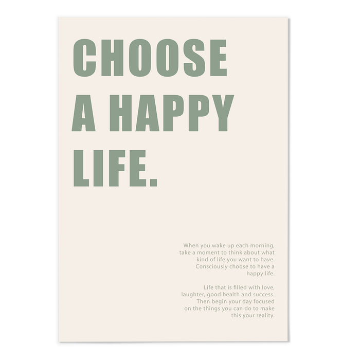 Choose A Happy Life