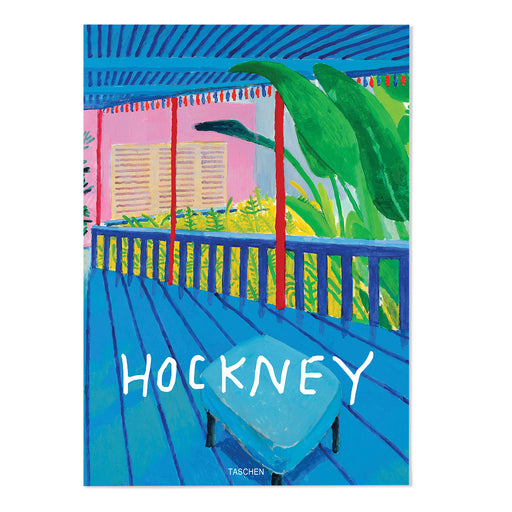 David Hockney Garden With Blue Terrace Art Print - MJ Design Studio