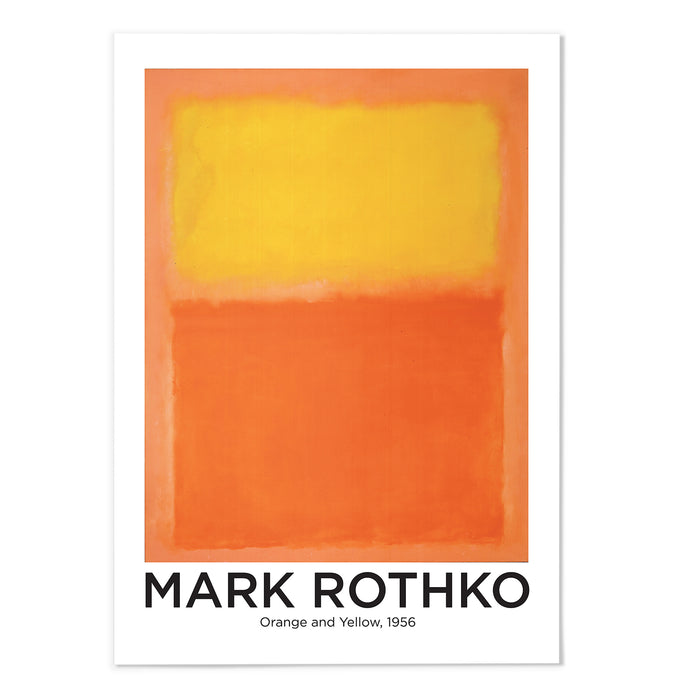 Mark Rothko Orange and Yellow