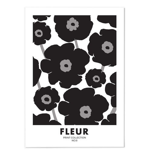No.8 Fleur Art Print - MJ Design Studio
