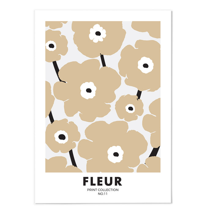 No.11 Fleur Art Print - MJ Design Studio