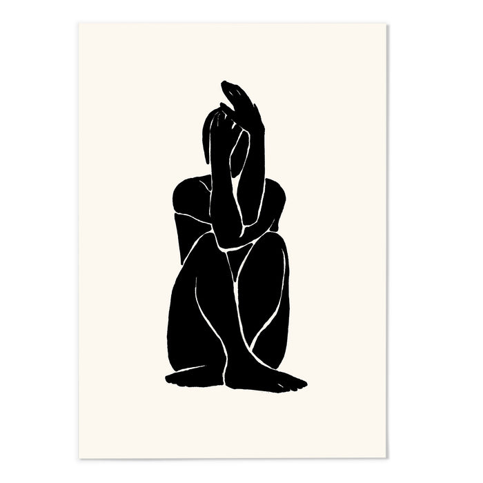 Meditation Woman Art Print - MJ Design Studio