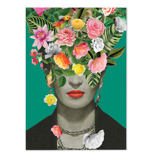 Frida Floral Art Print - MJ Design Studio