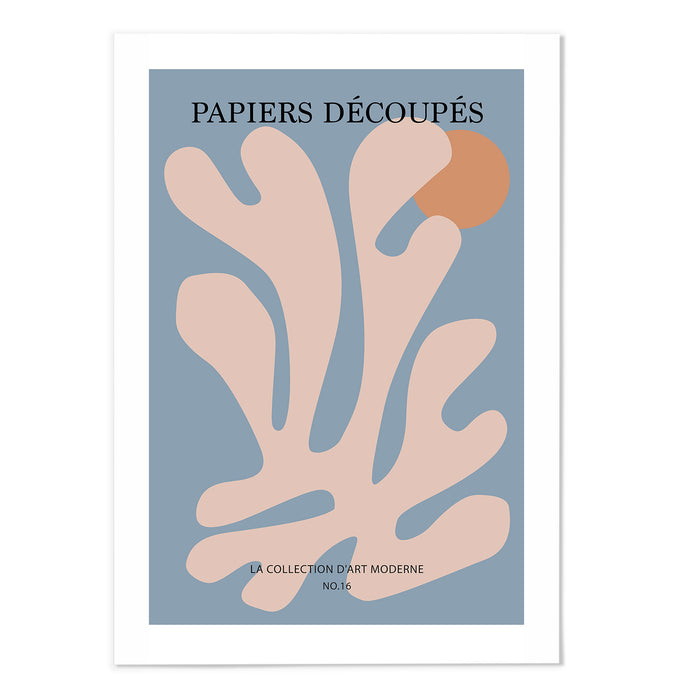 PAPIERS DÉCOUPÉS II Art Print